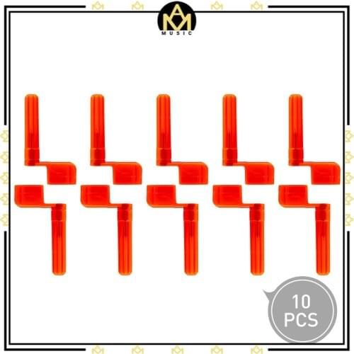 10pcs/set Plastic Acoustic Electric Guitar String Winder Peg Puller Bridge Pin Tool Bridge Pin Remover Guitar Accessories