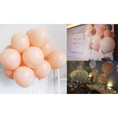 APRICOT 20pcs 10inch Matte Latex Balloon Wedding Decoration Birthday Party Decoration Beauty Color Latex Air Ballon Kids Toy