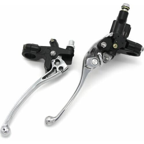 22MM Motorcycle Brake Pump Front Master Cylinder Hydraulic Brake Lever Right For Honda CB250 NX250 CBR250 MC19 VT250 VTZ250