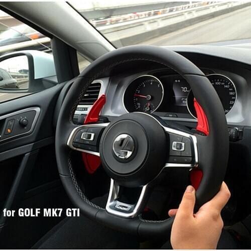 Aluminium DSG steering wheel change paddle Gear Shift Knob for vw Golf 7 MK7 Scirocco Sagitar GLI Lamando