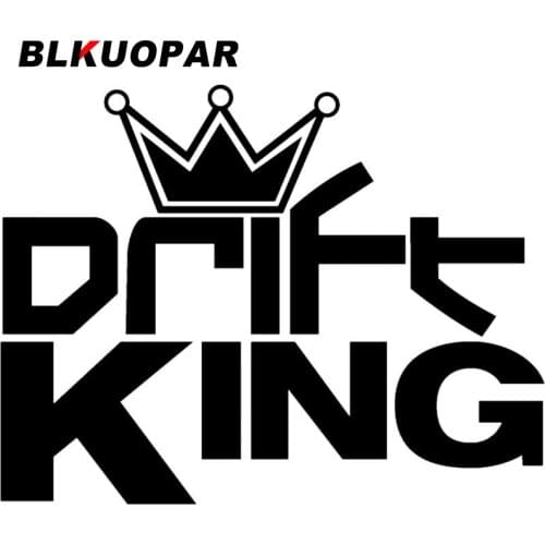 BLKUOPAR for Drift King Decals Car Stickers Decals Vinyl Car Wrap Campervan Snowboard Scratch-Proof Car Assessoires Waterproof