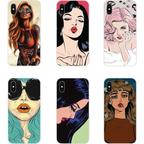 Fashion Red Hair Crying Comic Girl For Xiaomi Redmi Note 6A MI8 Pro S2 A2 Lite Se MIx 1 Max 2 3 For Oneplus 3 6T Soft TPU Covers