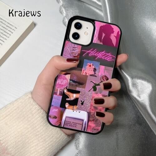 Krajews baddie coque Phone Case for iPhone 12 mini 5 6S 7 8 PLUS X XS XR 11 PRO MAX SE 2020 Back Cover Funda Shell