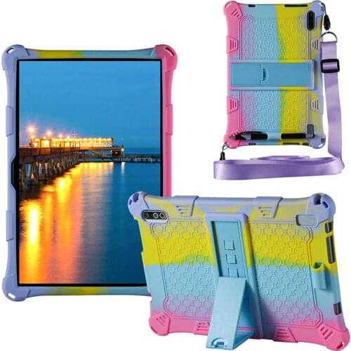 Case for VASTKING KingPad K10 / Z10 10 inch Tablet , Soft Silicone Stand Cover for KingPad K10 Pro / MARVUE Pad M10 10.1 inch