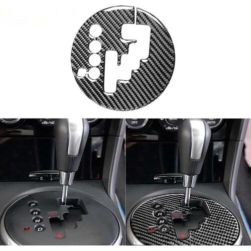 For Mazda RX-8 RX8 2004 2005 2006 2007 2008 Accessories Gear Shift Panel Cover Trim Frame Carbon Fiber Interior Moulding Sticker