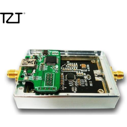 TZT PLL RF Signal Generator Finished 35MHz-4.4GHz Frequency Synthesizer w/ MCU Control Cavity ADF4351