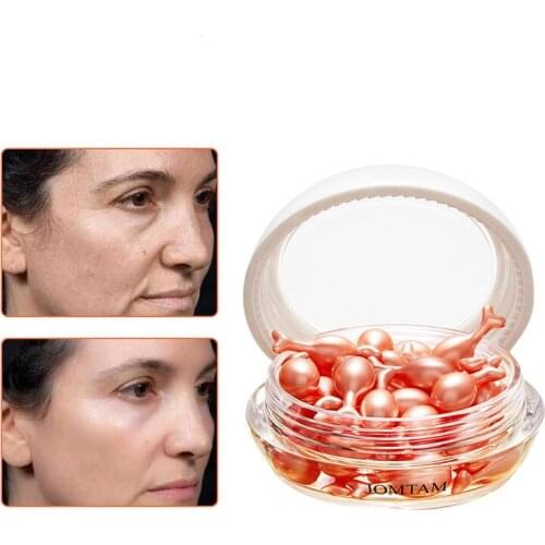 JOMTAM Fullerene Placenta Face Serum Anti-Wrinkle Firming Shrink Pores Deep Nourishing Moisturizing Whitening Skin Care