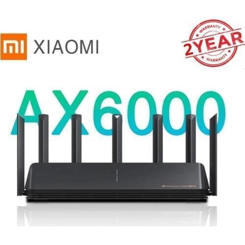 New 2021 Xiaomi AX6000 AIoT Router 6000Mbs WiFi6 VPN 512MB Qualcomm CPU Mesh Repeater External Signal Network Amplifier Mi Home