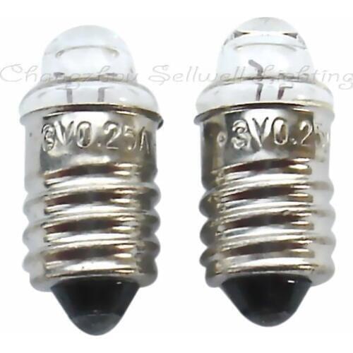 E10 3v 0.25a Miniature Lamp Bulb Light A013