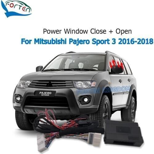 Forten Kingdom Car Auto Window Lift Close Closer Open Kit Module For Mitsubishi Pajero Sport 3 2016-2018