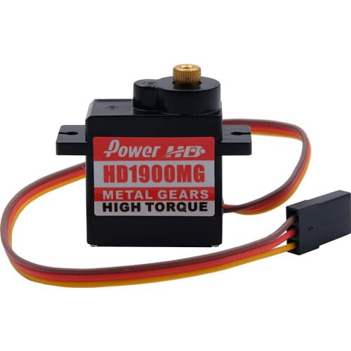 Power HD-1900MG 1.5KG 14g Servo Metal Gear Steel Ring Engine RC Car Spare Part