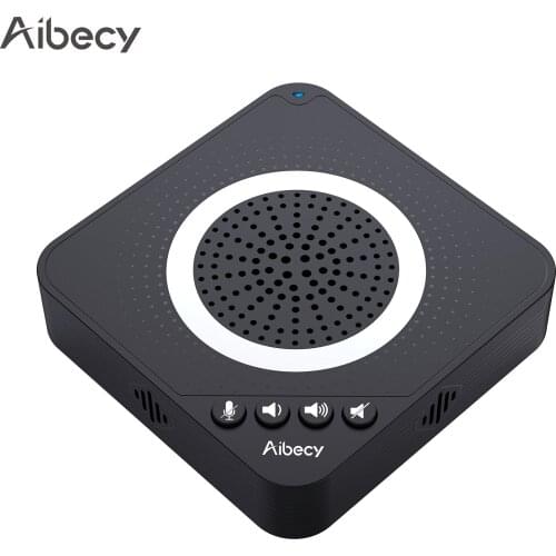Aibecy USB Desktop Conference 360° Omnidirectional Condenser Computer PC Mic for PC Laptop Video Conference Business Meeting