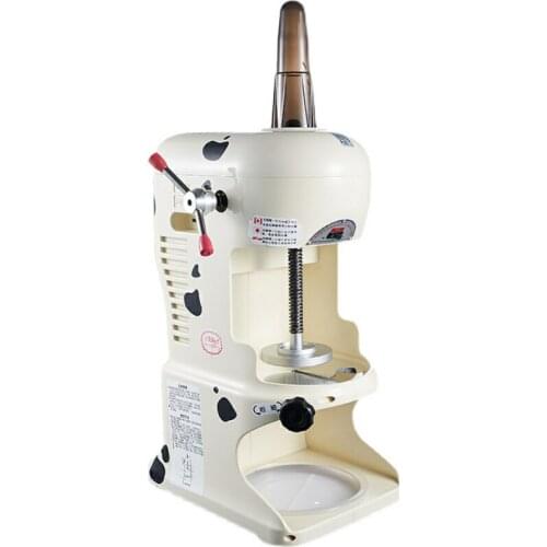 New Crushed Snowflake Shaved Ice Machine Electric Ice Block Crusher Commercial Ice Shaving Machine