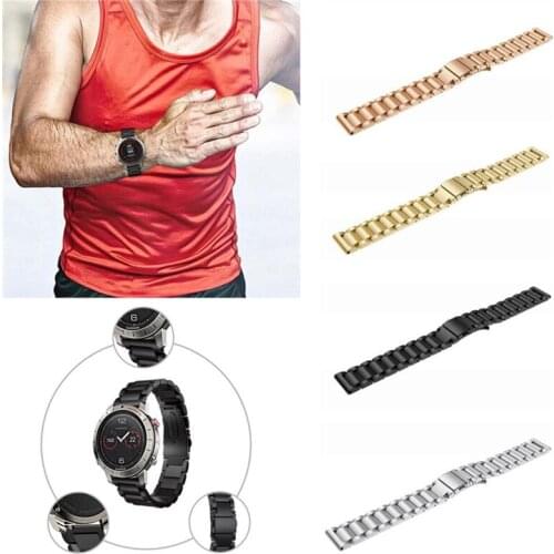 22MM Stainless Steel Band For Garmin GPS Garmin Fenix Chronos Metal Watch Band Replacement For Samsung Gear S3 Classic/Frontier
