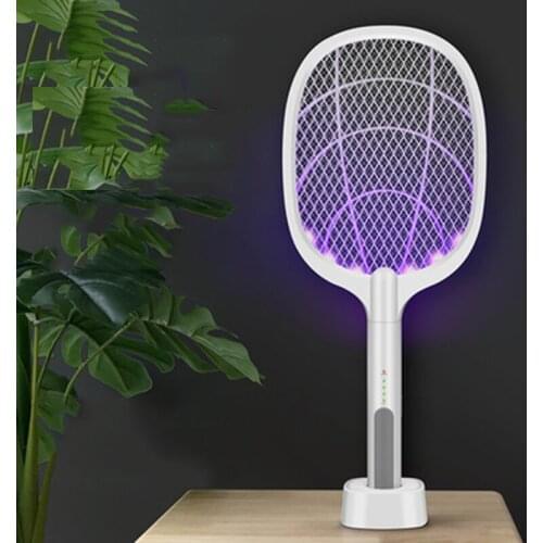 Handheld Home Electric Fly Mosquito Swatter Racket Insects Killer Home Garden Pest Bug Anti Mosquito Fly Trap Lamp