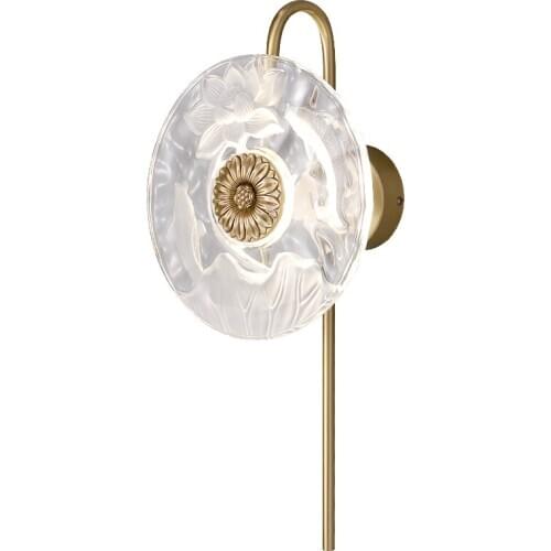 Modern minimalist marble decorative wall lamp living room bedroom bedside lamp corridor aisle background wall lamp