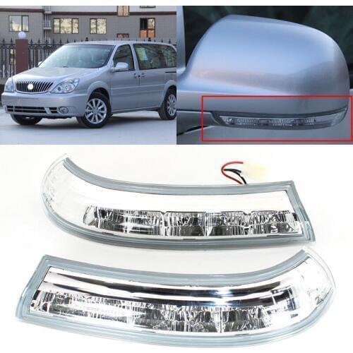 Turn Signal Light Side Mirror Assemble Indicator w/ Puffle Lamp For Buick GL8 2005-2015