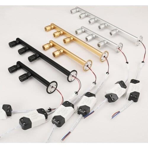 LED Under Cabinet Light Showcase Small Mini Spotlight Universal Adjustment For exhibit Collection Jewelry Watch Shop Show window