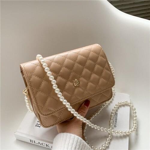 Female Crossbody Bags Girl Vintage Lattice Messenger Bags Leather Clutch-bag PU Ladies Solid Purse and Bags Envelope Hand Bag