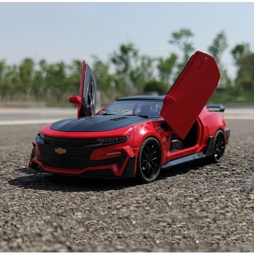 1:24 Alloy Car Model Sound and Light Sports Car Collection Display Gift Hot Toys Toys for Kids