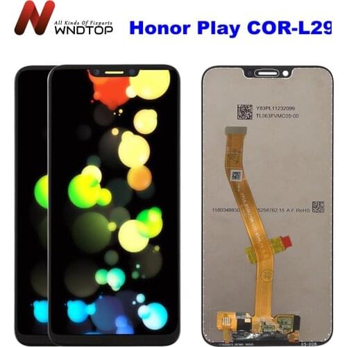 100% Tested For Huawei Honor Play COR-L29 LCD Display Digitizer Touch Screen Assembly For Huawei honor play LCD With Frame