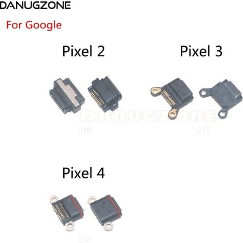 2PCS/Lot For Google Pixel 2 3 4 USB Charge Jack Port Plug Socket Charging Dock Connector