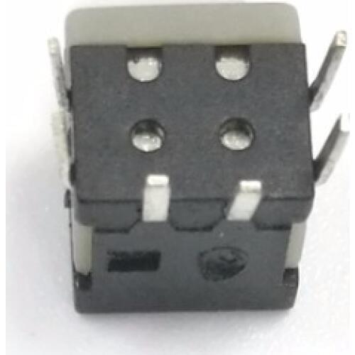 50pcs 5.8*5.8mm self/non locking switch 6 pins push button key switch plastic switch