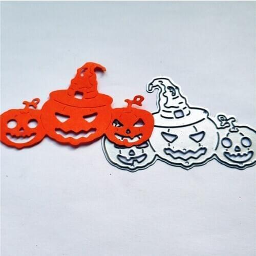 7x5cm Pumpkin faces Cutting dies metal crafts paper die-cutting /DIY embossing Easter and New Year Scrapbooking
