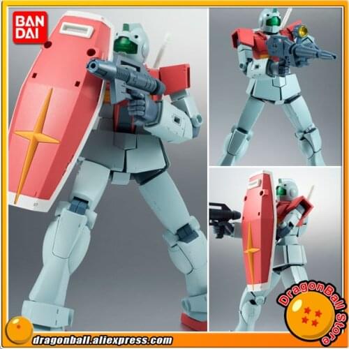Anime "Mobile Suit Gundam" Original BANDAI Tamashii Nations Robot Spirits No. 209 Action Figure - RGM-79 GM ver. A.N.I.M.E