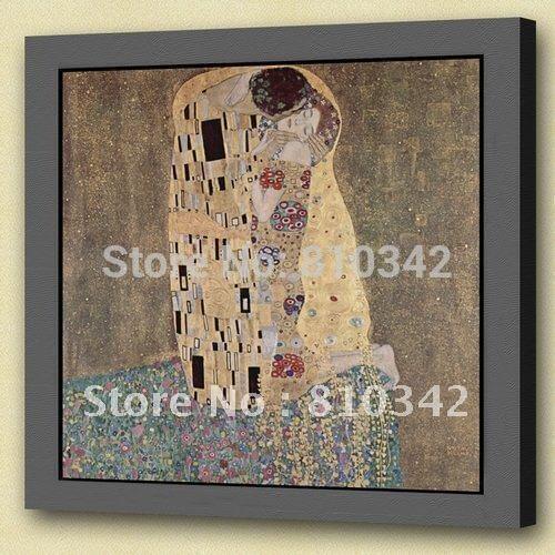 Free shipping artwork good quality reproduction painting of klimt paintings for bedroom