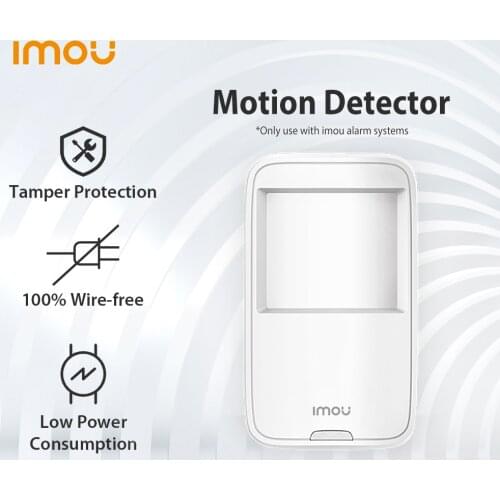 Dahua imou Smart 433MHz Wireless PIR Motion Sensor Automatic Infrared Detector For Home Alarm System Host Pet Immunity Detector