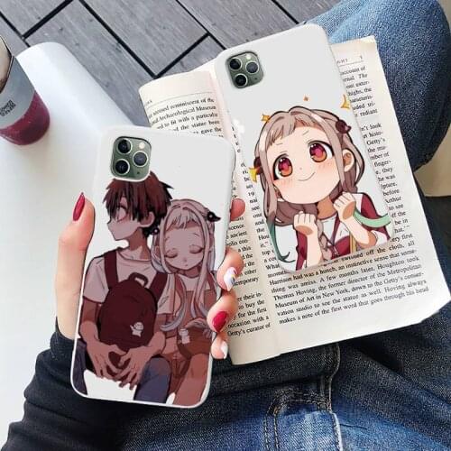 Toilet bound Hanako kun Anime Phone Case Candy Color for iPhone 6 6S 7 8 11 12 XS X SE 2020 XR mini pro Plus MAX funda