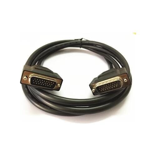 DB26 Male to Male Data Transfer Extension Cable 26Pin Connection Wire Black 50cm/1.5M