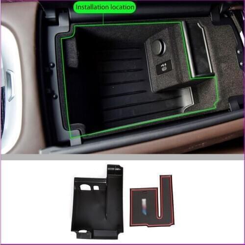 For 2016-2020 BMW 7 Series Central Control Armrest Box Storage Box 730li740li750li Modified Storage Box Extended Storage Space