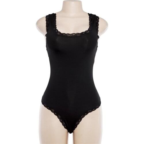 2020 hot sexy womens new lace stitching open back one-piece womens swimwear