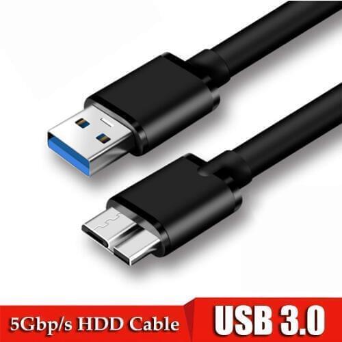 0.5/1/1.5M Type A to Micro B USB 3.0 Cable For External Hard Drive Disk HDD Samsung S5 S4 Note3 USB HDD Data Cable