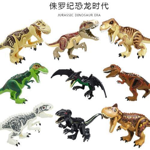 Jurassic Dinosaurs World Park Raptor protection zone Building Blocks Set Kids Toys Compatible Legoing city dragon