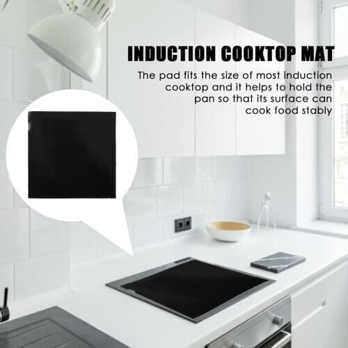 Reusable Induction Cooktop Mat Nonslip Induction Cook Top Pad Silicone Heat Insulated Mat Protection Kitchen Accessories