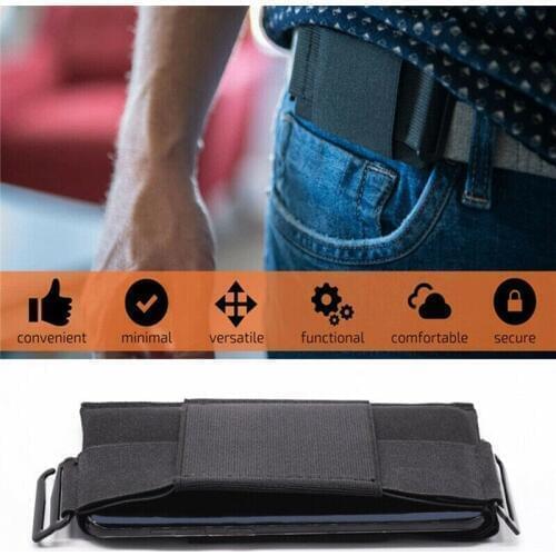 Fashion Unisex Ultrathin Pouch Waist Bag Minimalist Invisible Wallet Mini Pouch Key Card Phone Card Holder