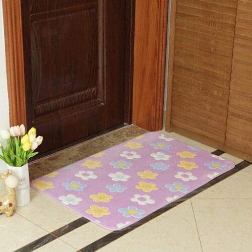 Toilet Floor Mat Bathroom Water Absorbing Door Mat Door Entry Quick Drying Foot Mat Toilet Non Slip Carpet Toilet Mat