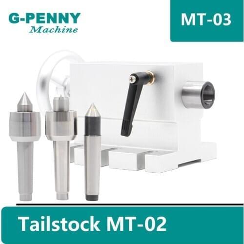 New Design Movable and Changeable Tailstock With Three Heads work with Rotary Axis A axis 4th Axis For CNC Engraving machine