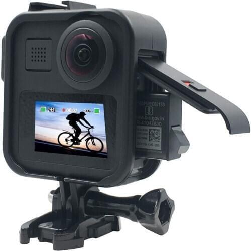 Frame Border Camera Cage Aluminum Alloy Protective Case for GoPro Max Panoramic Action Camera Accessories