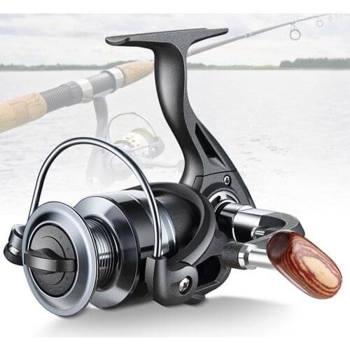 Fishing Reels With Left/Right Interchangeable Wood Handle Light Weight Ultra Smooth Metal Body Gear Ratio Perfect FishingYS-BUY