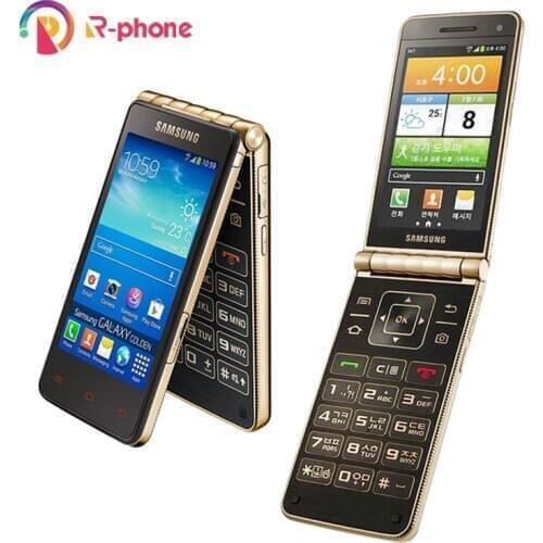 Original Samsung Galaxy Golden I9235 Unlocked 3G Mobile Phone 3.7" 16GB ROM 8MP Camera Flip Android Smartphone