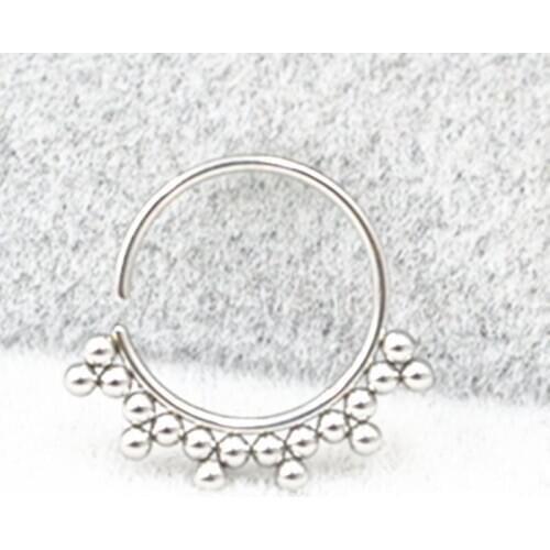 50pcs 20gx8/10mm Surgical Steel Nose Ring Earring Ear Helix Cartilage Diath Nose Studs Body Piercing Jewelry NEW Free Ship