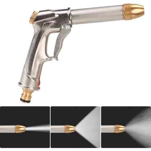 Watering Hose Nozzle Sprinkler For Car Garden Cleaning Cleaning Tools Car Foam Water Gun High-pressure Water Gun Portable Copper