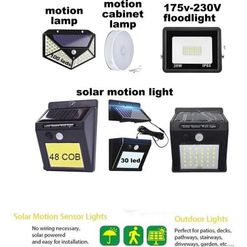 Solar Powered Lamps LED Waterproof IP65 Sense Light Infrared Sensors Lamp Outdoor Fence Garden Lighting Pathway Wall indoor home
