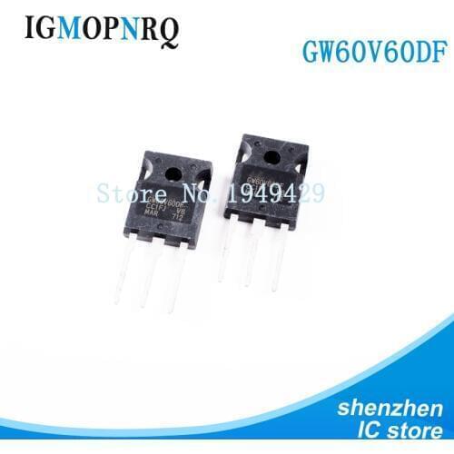 10PCS STGW60V60DF GW60V60DF TO-247 IGBT transistor 600V High Speed Trench 60A Gate new