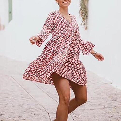 Расклешенные летние платья UETEEY China At AliExpress