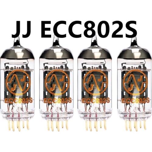 Vacuum Tube JJ ECC802S Golden Foot Replace 12AU7 ECC82 6211 E80CC 5814A Signal Tube Factory Test And Match